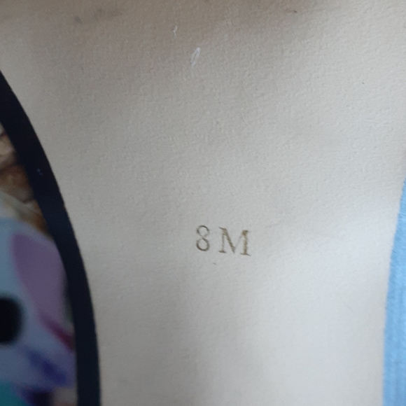 ANN MARINO - Strapped Cork Tan & Dark Brown Heels - Picture 8 of 8